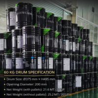 Calcium Carbide 60KG Steel Drum Nitrogen-Flushed & Moisture-Proof Packaging